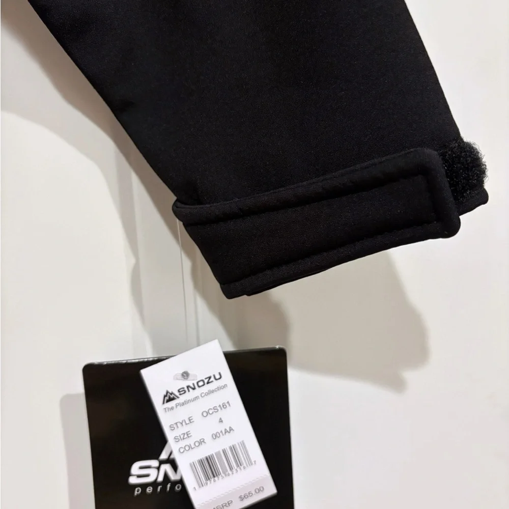 NWT Toddler Boy's Snozu Black Performance Jacket Size 4T‎ Winter Coat Hooded